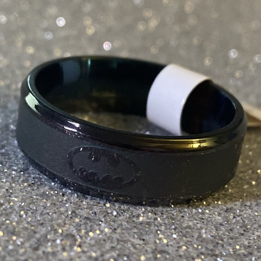 Batman Symbol Ring Band ring size 13